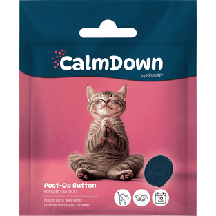 CalmDown Post-OP Button für Katzen