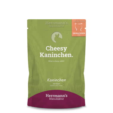 Selection Kaninchen mit Käse, Bierhefe und Kokosflocken