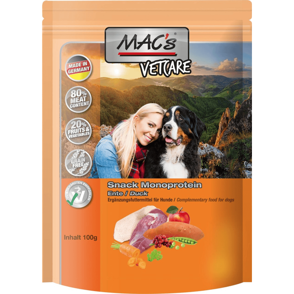 DOG Vetcare Mono Snack Canard