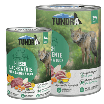 Dog Hirsch, Lachs & Ente - Dose