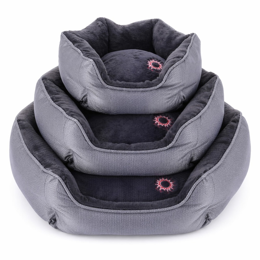 Santorini Dog Bed, Grey