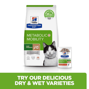 Feline j/d Metabolic + Mobility fresh pouches