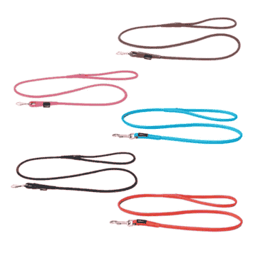Laisse en cuir Round Classic S