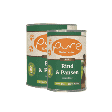 Hundemenü Rind mit Pansen