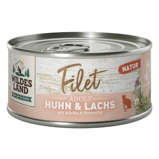 Feline Filet Adult Huhn & Lachs mit Kürbis