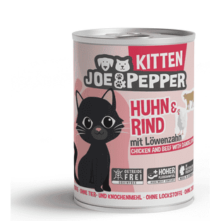 Cat Kitten Huhn & Rind mit Löwenzahn