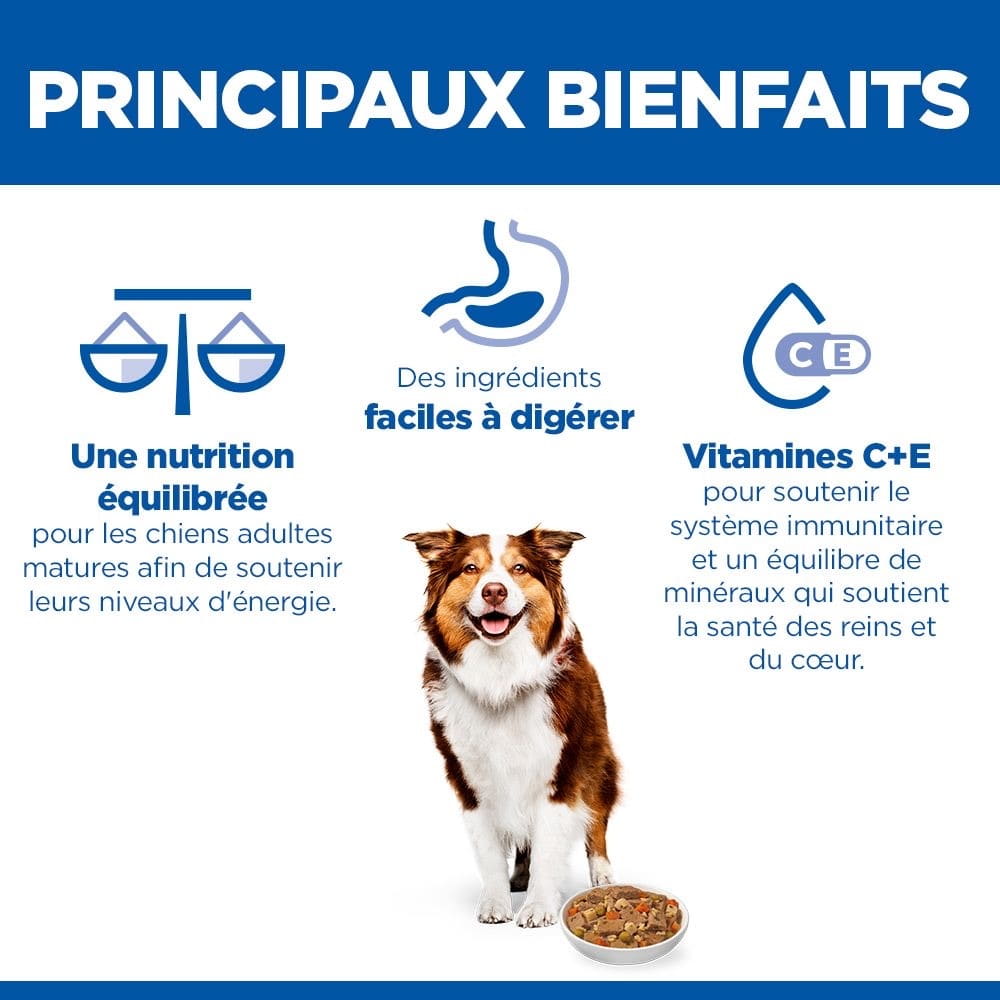 Canine Mature Adult 7+ Delicious Cuisine with chicken & added vegetables boîte