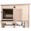 Natura small animal hutch XL with thermal insulation