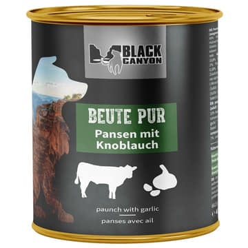 Beute Pur Pansen mit Knoblauch
