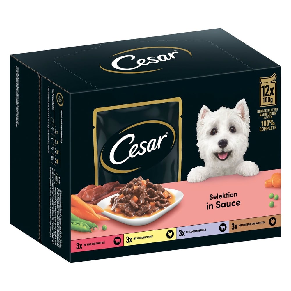 Selection in sauce multipack