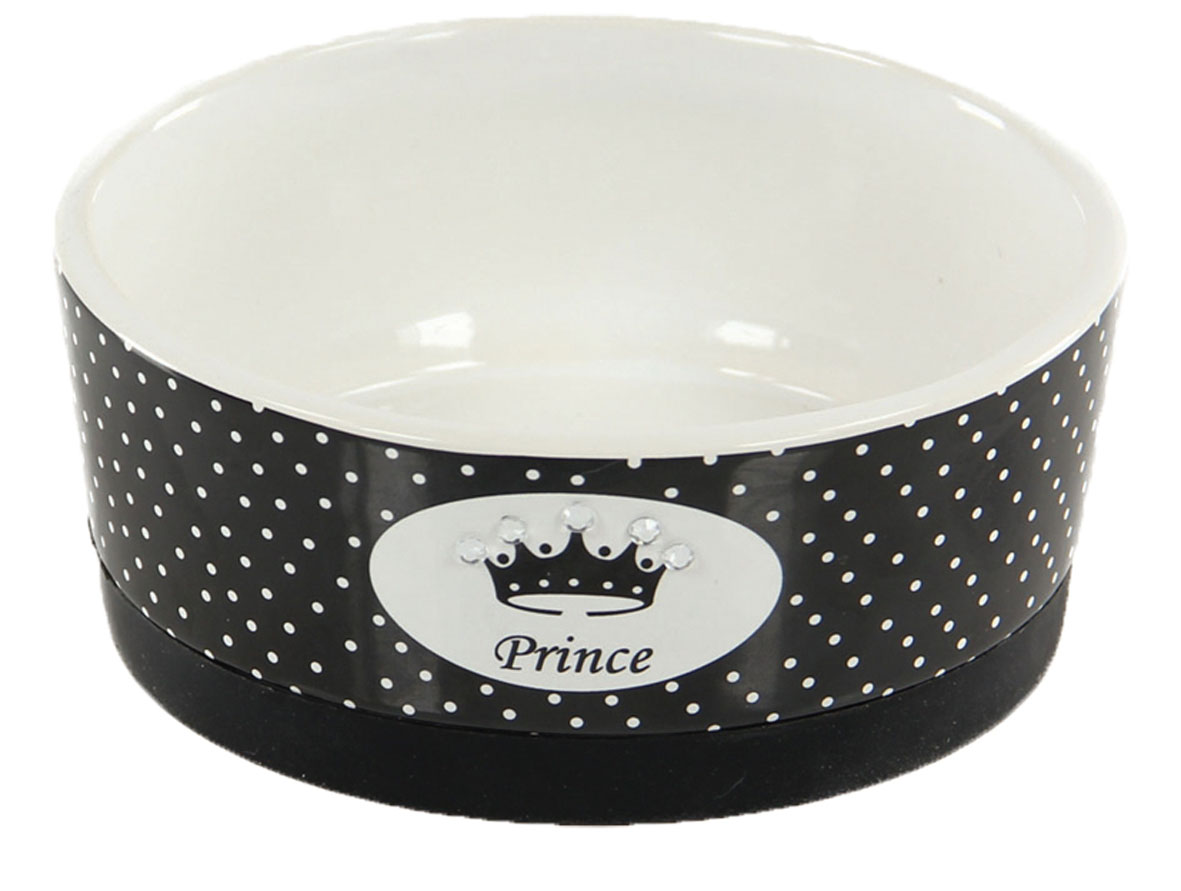 TrendLine Keramiknapf Prince, 200ml, D = 13.5cm / H = 5.5cm, schwarz