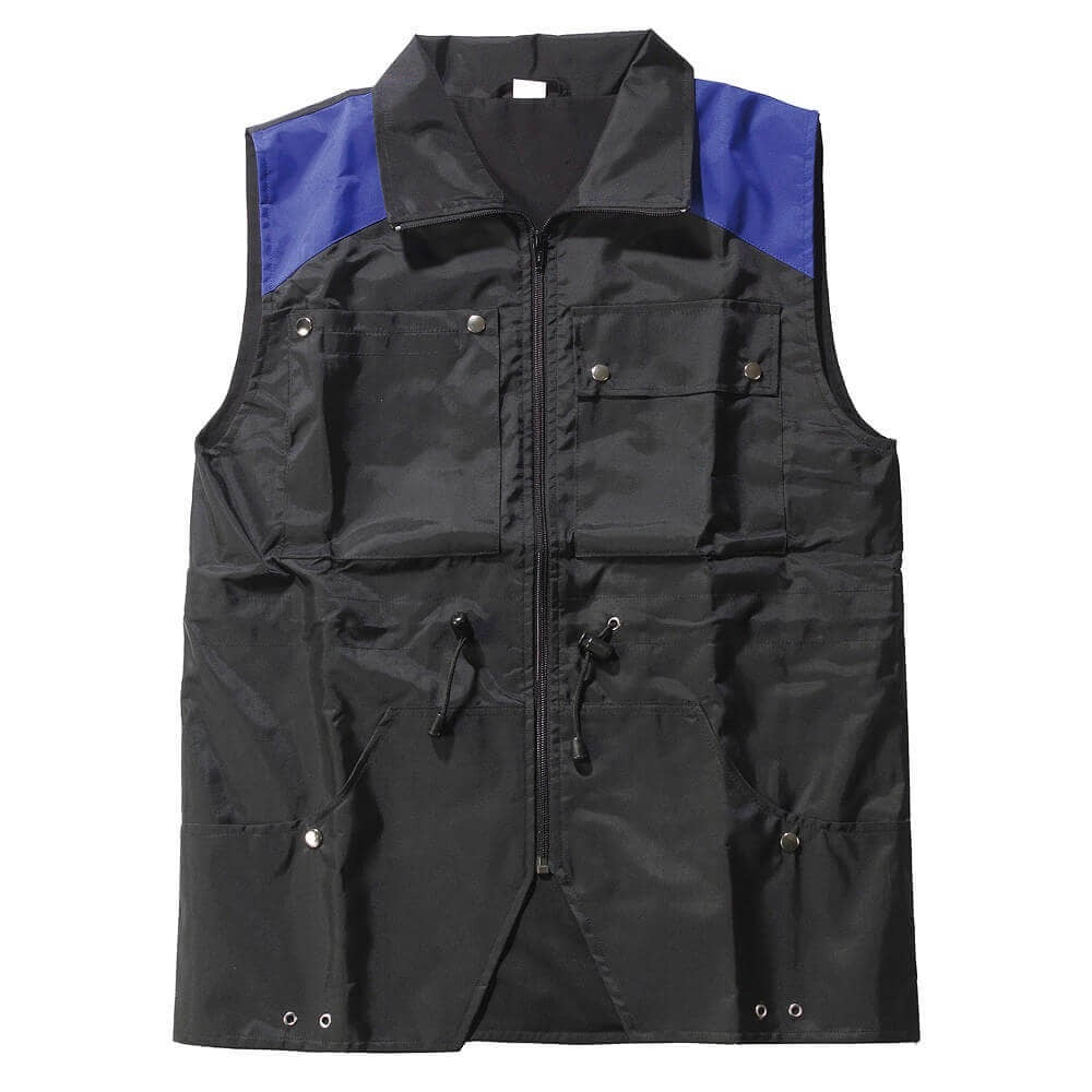 Gilet noir/bleu