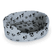 Lit pour chien Sherpa Paw gris