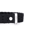Milano Halsband Nylon für Hunde in schwarz