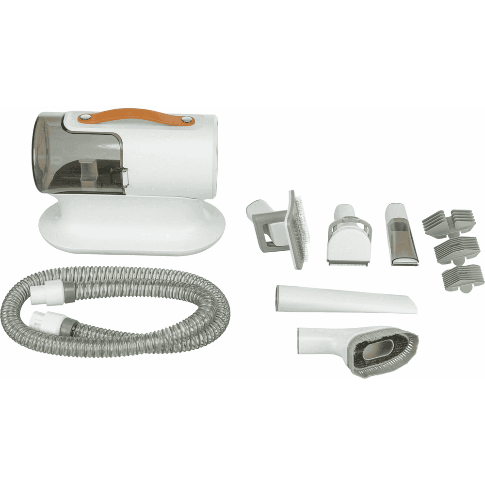 Clipper set with fur vacuum cleaner