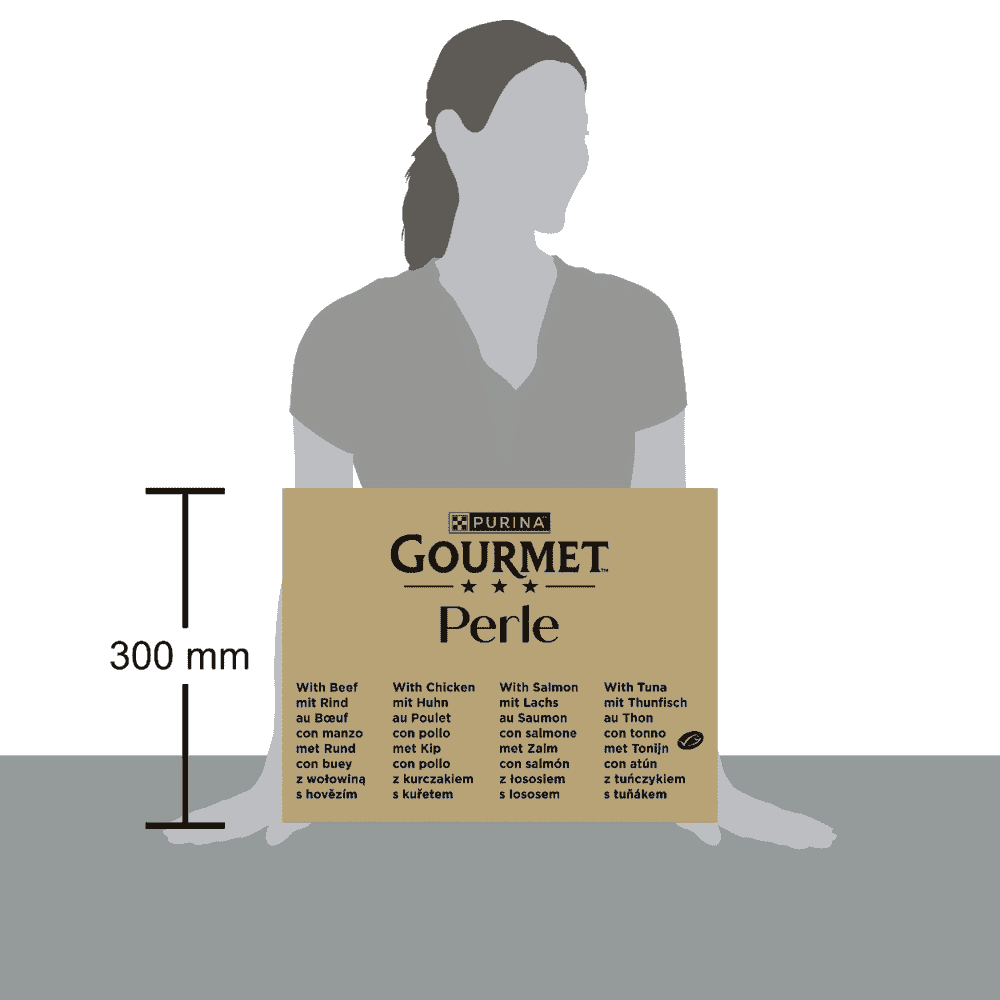 Perle Erlesene Streifen 96 x 85g - Mega-Jumbo Pack