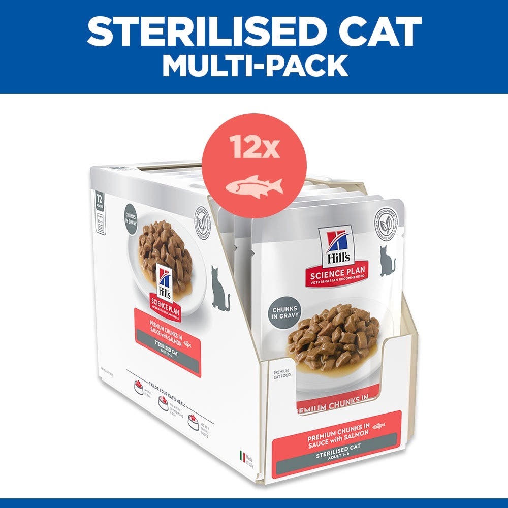 Feline Sterilised Cat Salmon - Fresh Pouches