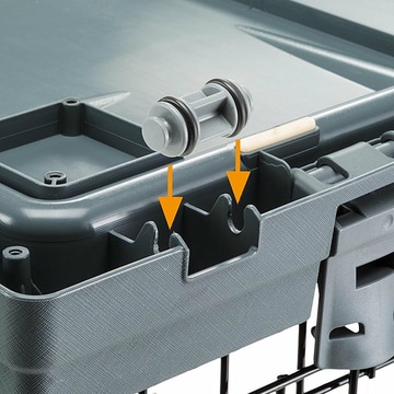 Superior faltbare Metallgitter-Box