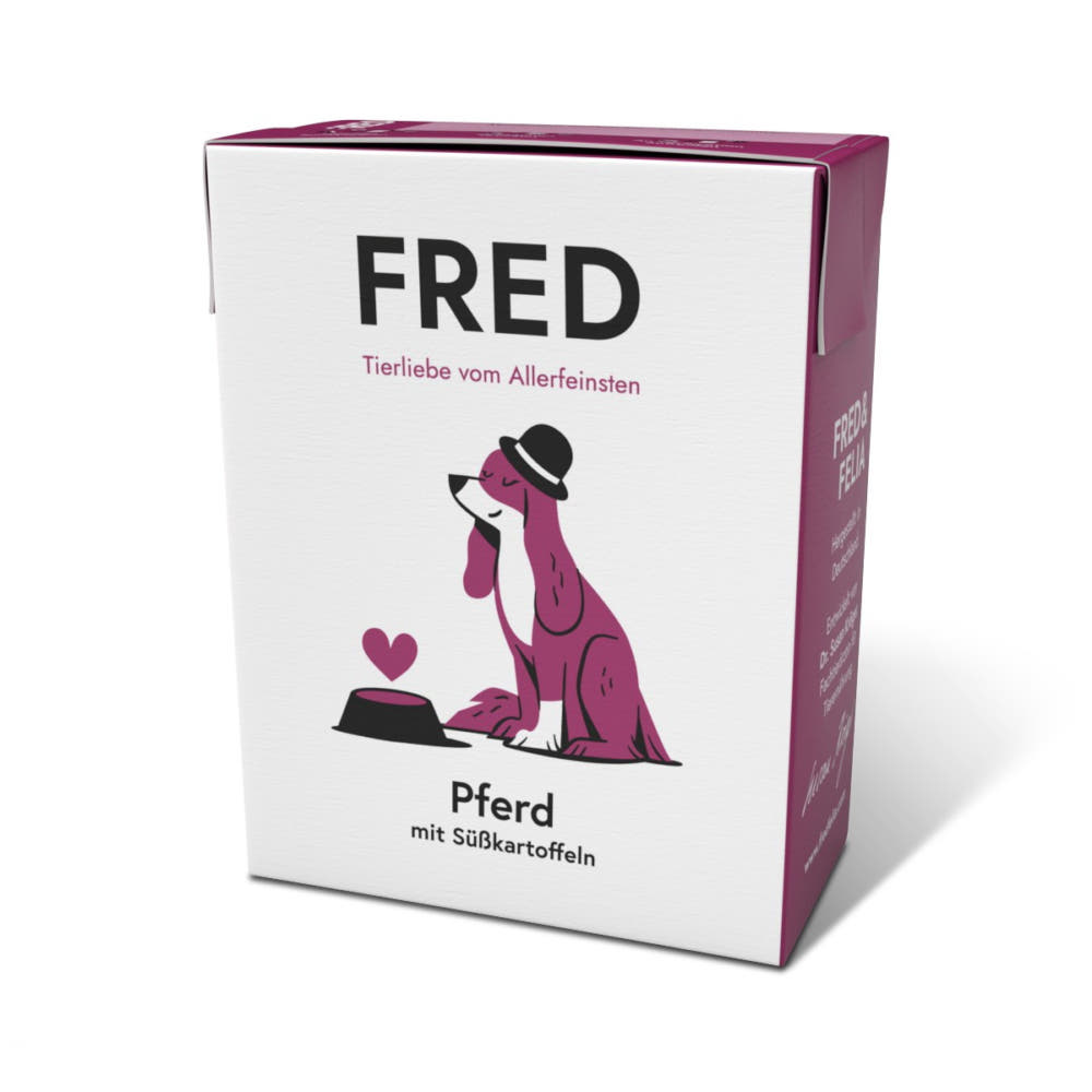 FRED Pferd mit Süsskartoffeln