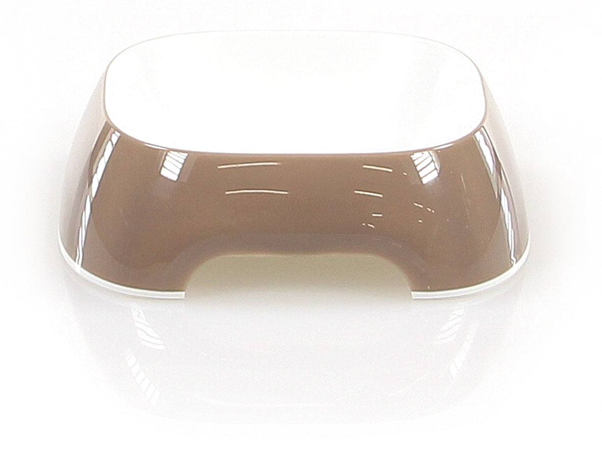swisspet écuelles en plastique medium,beige-brun clair, 0.75l