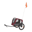 Remorque de vélo gris/rouge