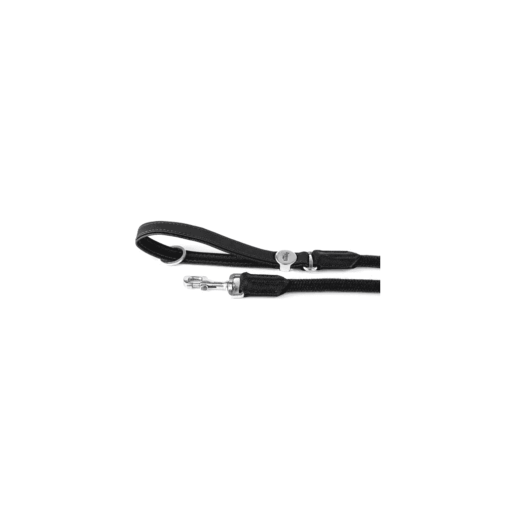 Bilbao Similpelle faux leather Dog leash in black