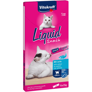 Cat Liquid Snack Lachs MSC+Omega3