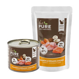 Cat Salmon ​mit organic Bio Chicken + Gemüse