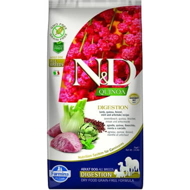 Canine Adult Quinoa Digestion Lamm, Fenchel Medium/Maxi