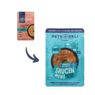 Adult Saucen Menü Thunfisch mit Karotte - Menu Sauces Adult Thon avec carotte