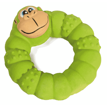 Latex Welpen Spielzeug Affe-Ring