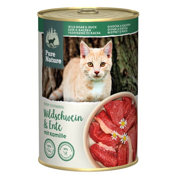 Cat Adult Wildschwein & Ente mit Kamille
