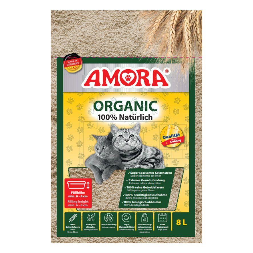 Organic cat litter