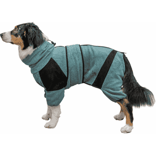 Combinaison et peignor pour chiens