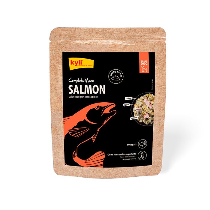 Complete Menu Salmon with Bulgur and Apple