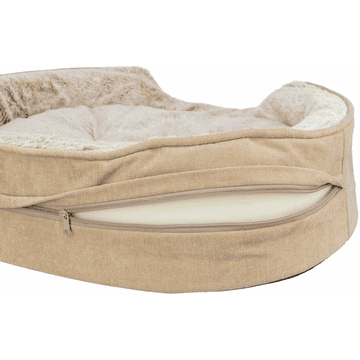 Vital Bett Lino soft oval, beige/creme
