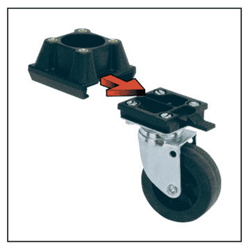 Rollen-Kit L388 4er Set für Atlas 70