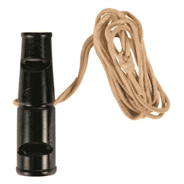 Buffalo horn whistle
