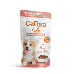 Canine Life Puppy & Junior Bœuf avec riz brun