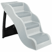 Plastic stairs light gray