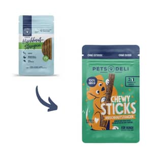 Chewy Sticks Hirschhautstangen
