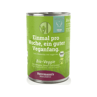 Leicht & Vegan Bio Veggie mit weisser Süsslupine, Dinkel und Gemüse