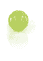 swisspet Ball Glow, grün, mit Quietscher, M, D = 73mm