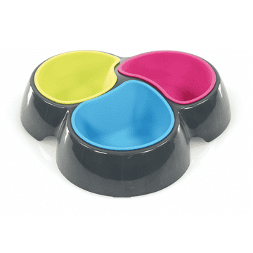 swisspet melamine 3-piece multi bowl