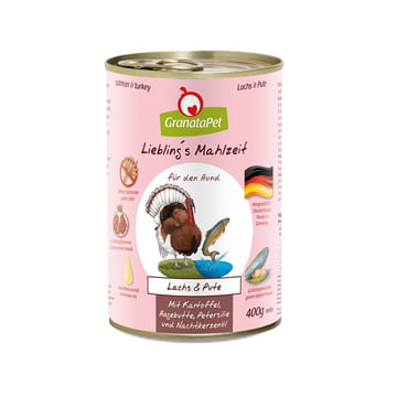 Hund - Liebling's Mahlzeit Lachs &amp; Pute