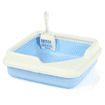 Shorty litter box with scoop