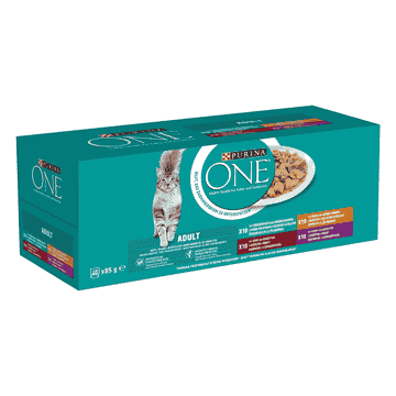 Adult poulet, poisson de mer, bœuf & agneau 40x85g
