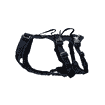 Hundegeschirr Vary Support, schwarz/marineblau