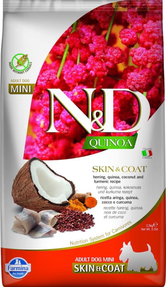 Canine Adult Mini Skin &amp; Coat Hareng &amp; Noix de coco