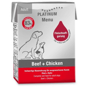 Menu Adult Beef + Chicken